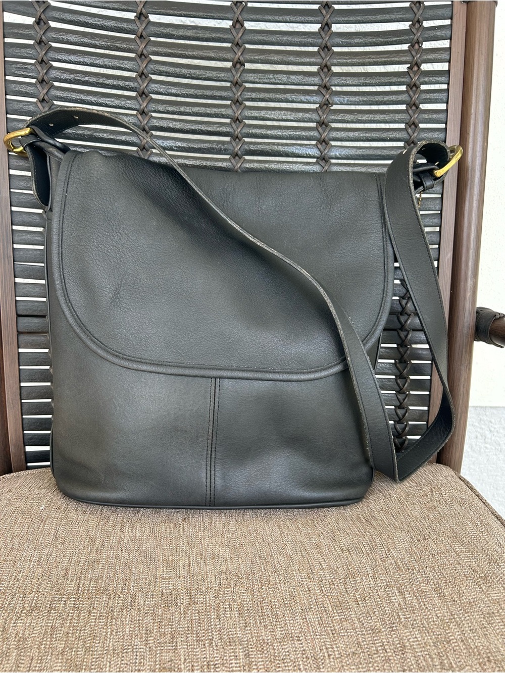 Coach Whitney Black Leather Crossbody